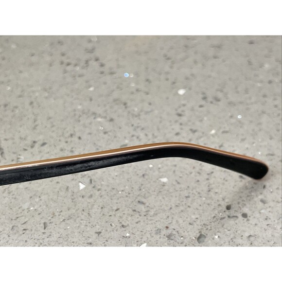 GUESS Eyeglasses Frames ONLY Full Rim Black Gold Tone GU 1301 BLK HNY 51-16 140 - Picture 4 of 13